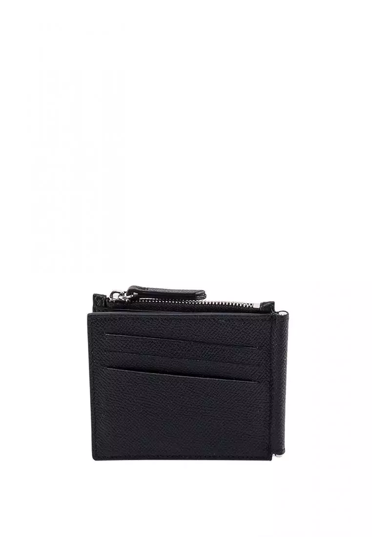 網上選購Maison Margiela Leather wallet with iconic stitching