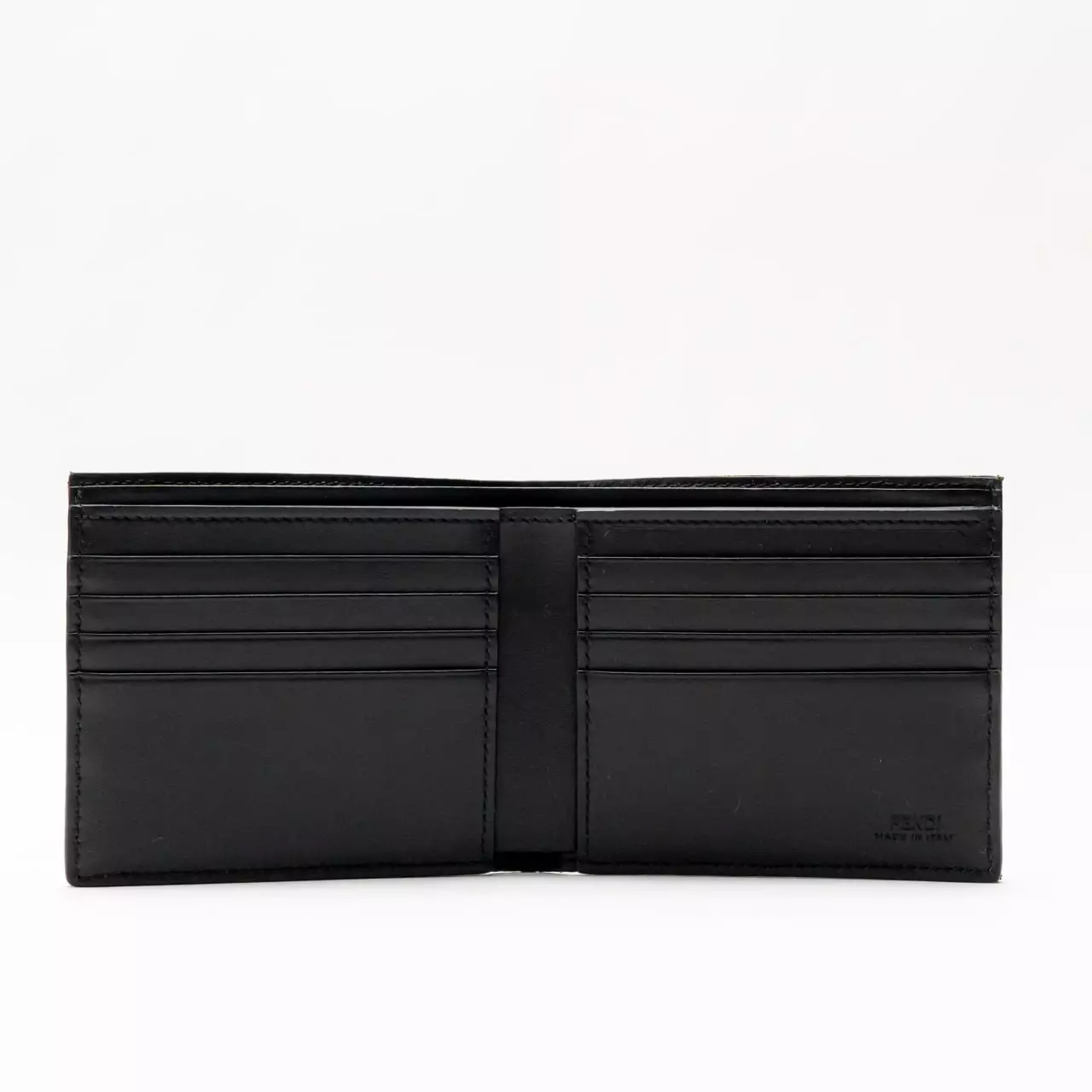FF Fabric Bi-fold Wallet Brown