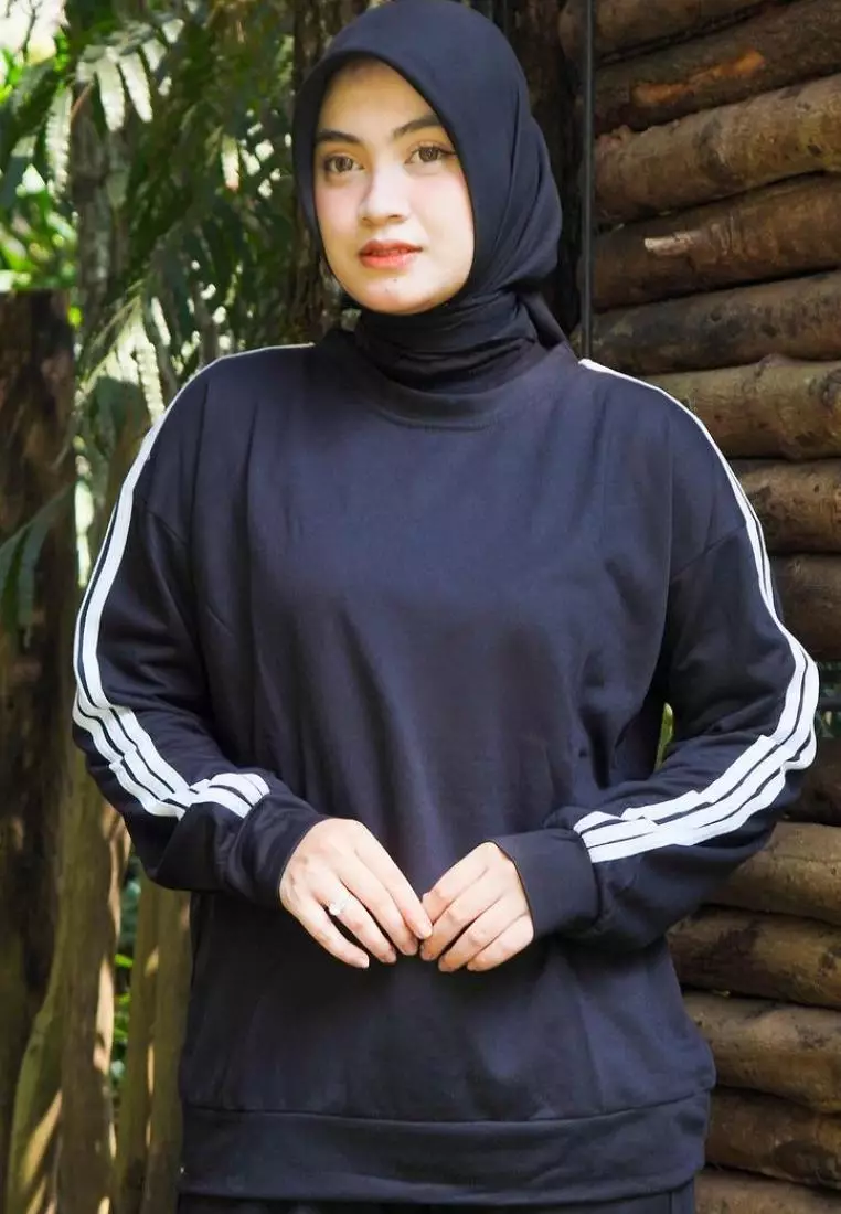 Reza Sporty Set - Setelan Training Olahraga [Hitam]