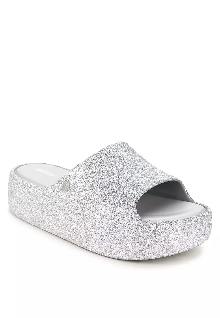 Discount on Melissa  shoes - SKU: Free Platform Slides Glitter Ad