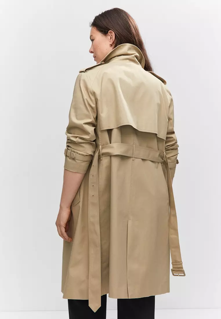 Trench beige clearance mango