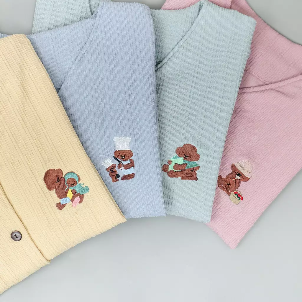 Mooi x Kellysco Cardigan Knit (MOM) - Pink