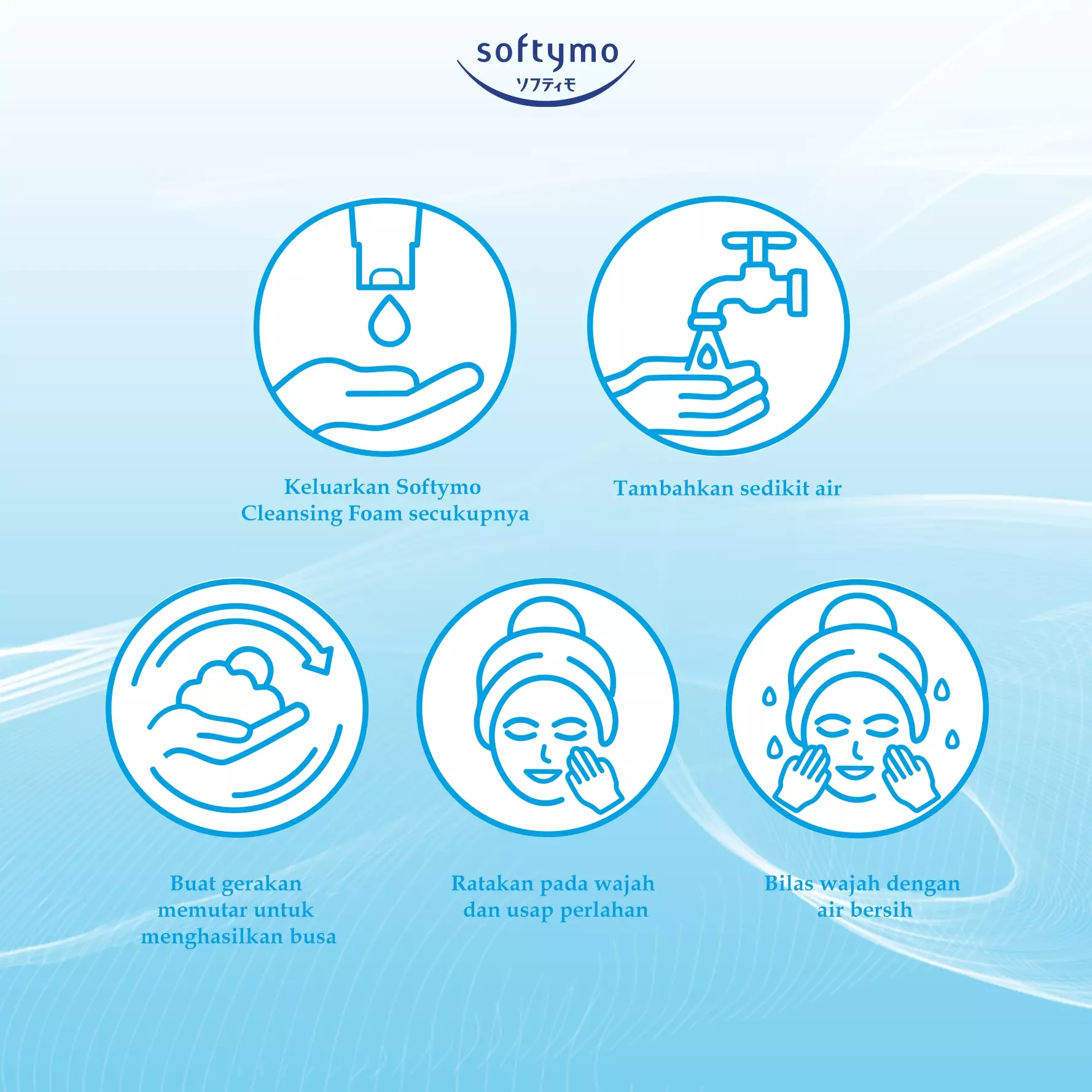 KOSE SOFTYMO Facial Cleansing Foam Collagen 190gr (Sabun Cuci Muka / Facial Foam) - For All Skin Types