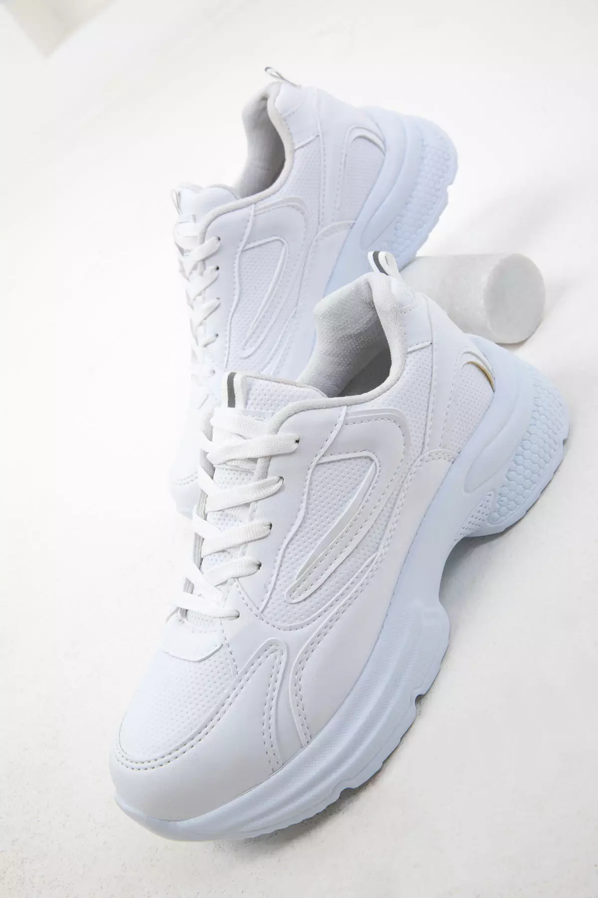 White-C Women's Sneakers 18802