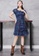 Twenty Eight Shoes blue VANSA Fashion Smocked Ruffled Denim Dress VCW-Bd82205 3690CAA2F8937EGS_4