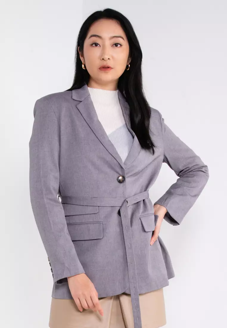 Topshop on sale belted blazer