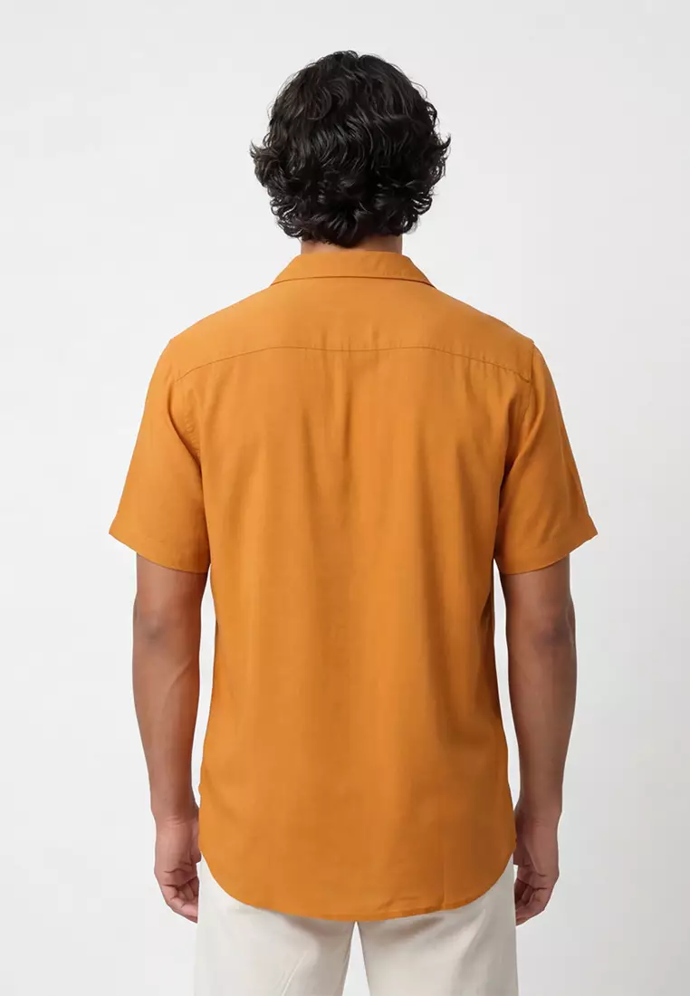 Cuban Copper Brown Casual Shirt