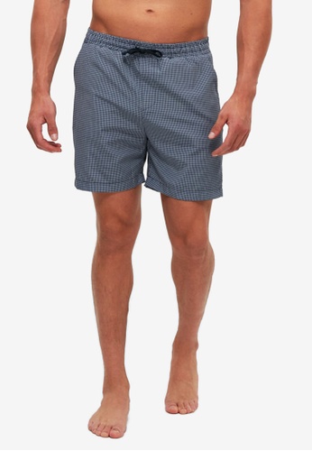 Trendyol navy Printed Pajama Shorts 519C6AA53F5E8CGS_1