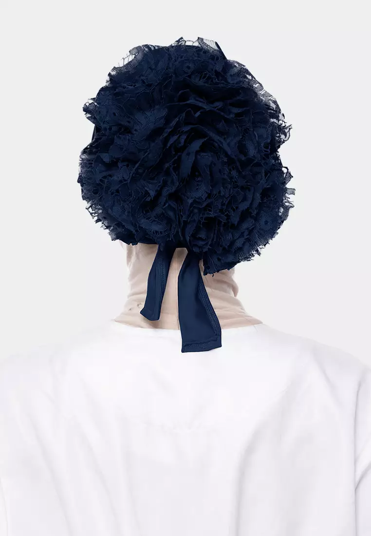 Ciput Hijab Brukat Inner Turkey Brocade - Deep Navy