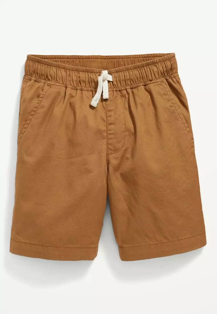 Twill Non-Stretch Jogger Shorts for Boys