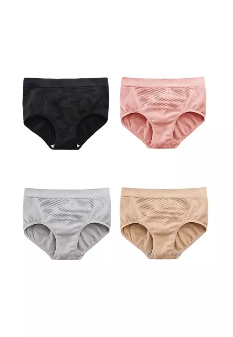 Buy YSoCool Set of 4 Women Shaping Underwear Soft Seamless Panties Online