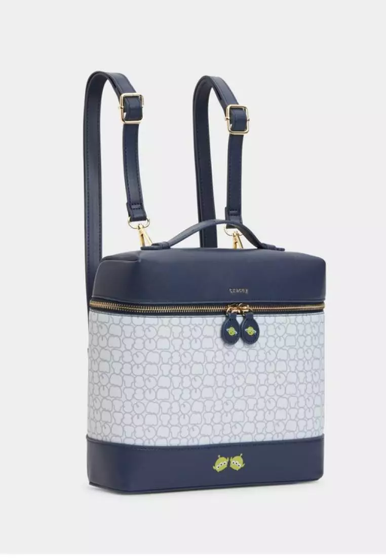 Tracey x Tsum Tsum Monogram Boxy 2-Way Bag Backpack Sling Bag