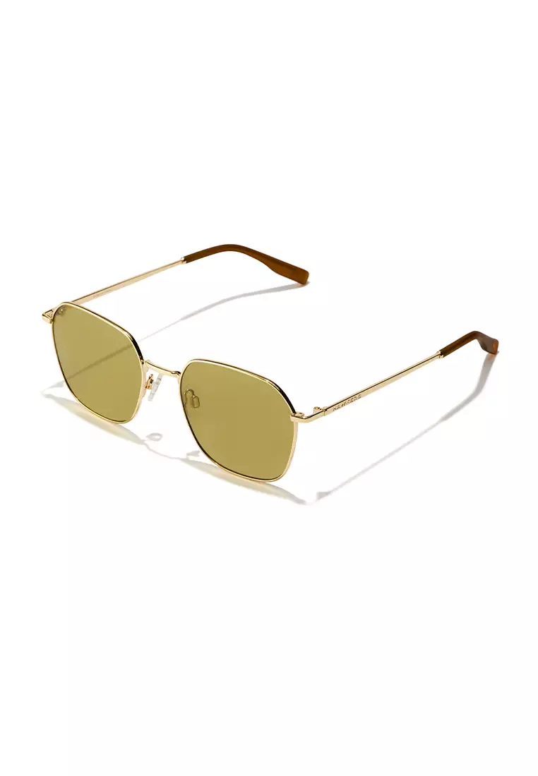 HAWKERS Gold Matcha RISE Sunglasses for Men and Women, Unisex. Official Product designed in Spain