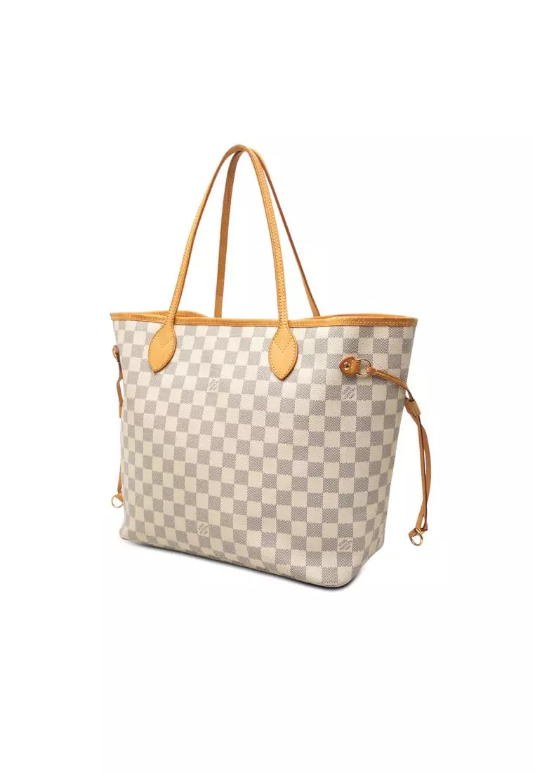 Pre-Loved Louis Vuitton Damier Azur Neverfull Mm