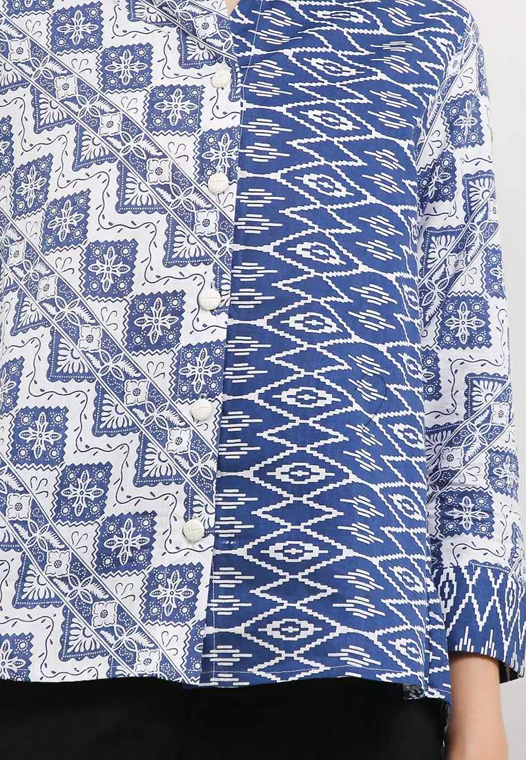 Blouse Kemeja BackCloq-BFF L/Slv Cut&Sew