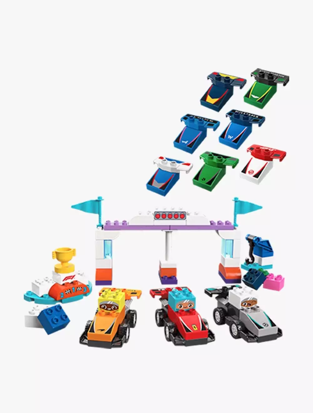 LEGO® DUPLO F1® Team Race Cars & Drivers - 10445