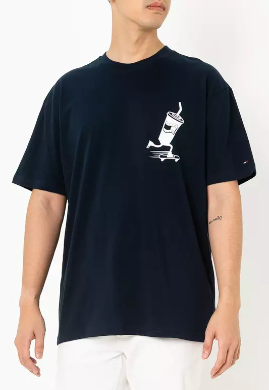 Back Logo Graphic Relaxed T-Shirt - Tommy Jeans