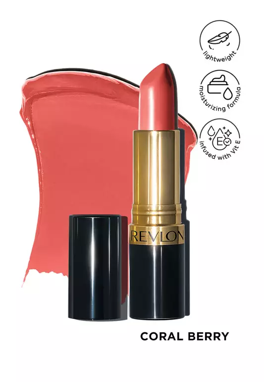 Super Lustrous Creme Lipstick (Coral Berry)