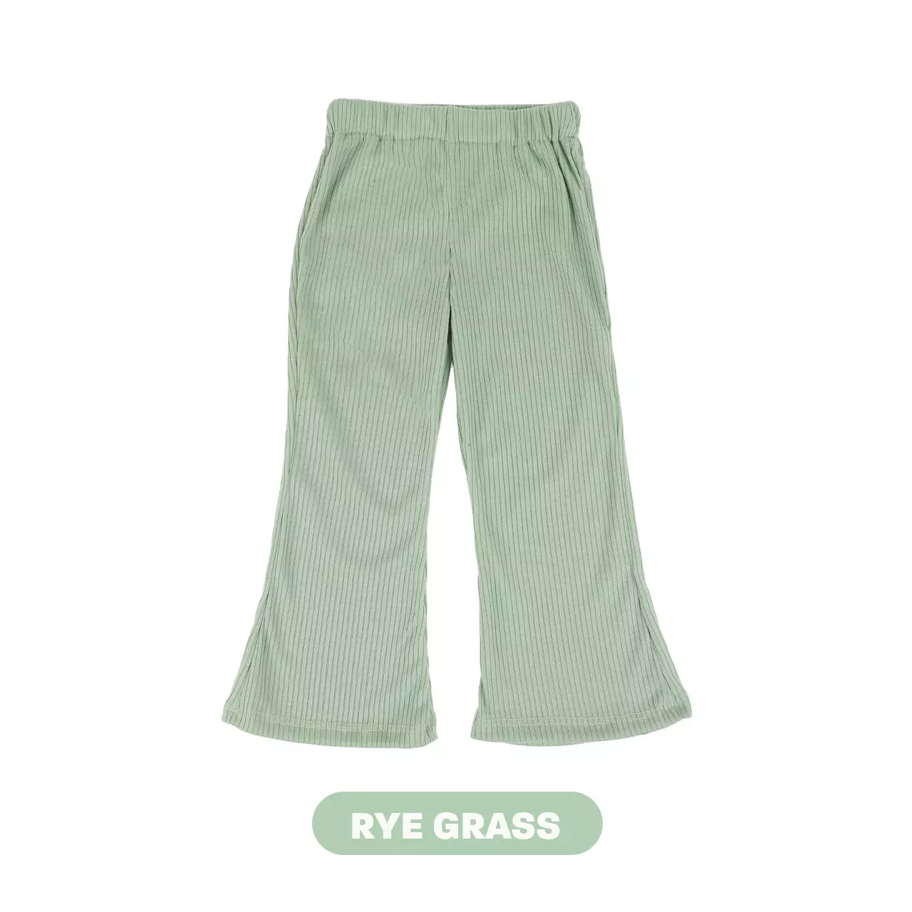 Mooi Celana Panjang Anak Perempuan Elora Pants - Rye Grass