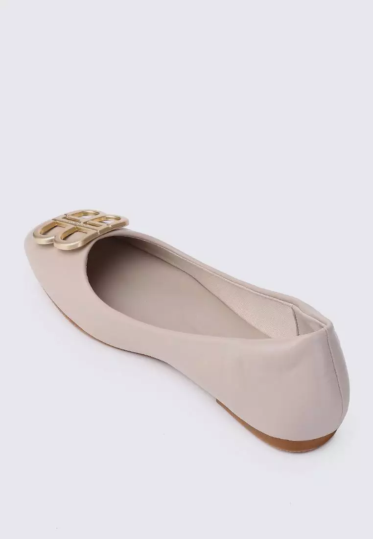 Brenda Comfy Ballerina In Taupe