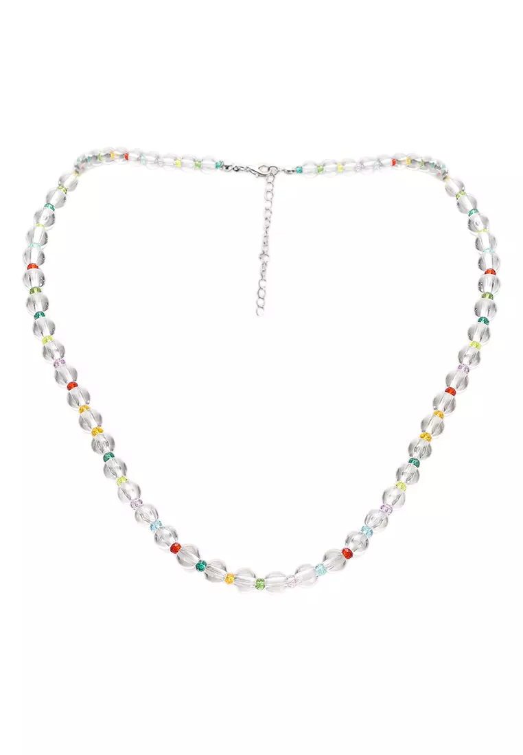 Glass beads store necklace online