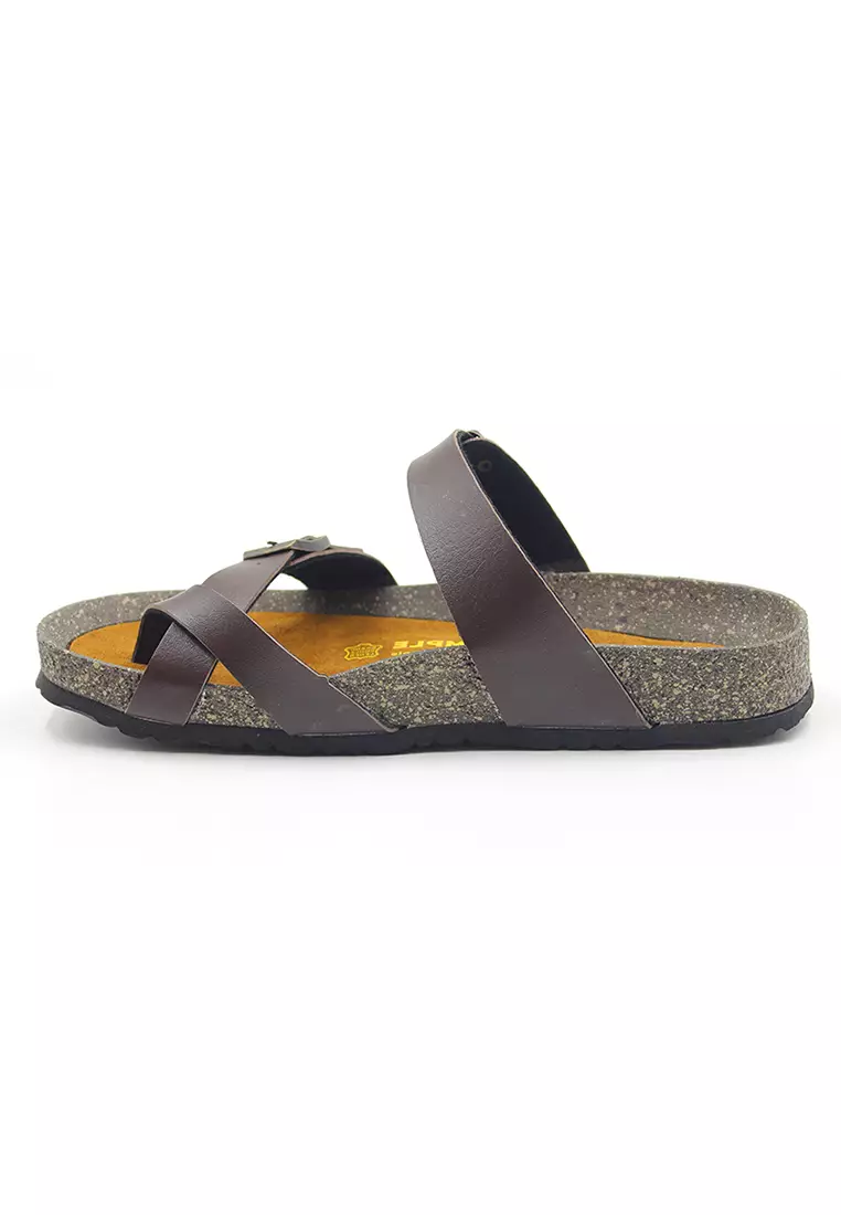 Buy SoleSimple Dublin Brown Sandals & Flip Flops & Slipper Online