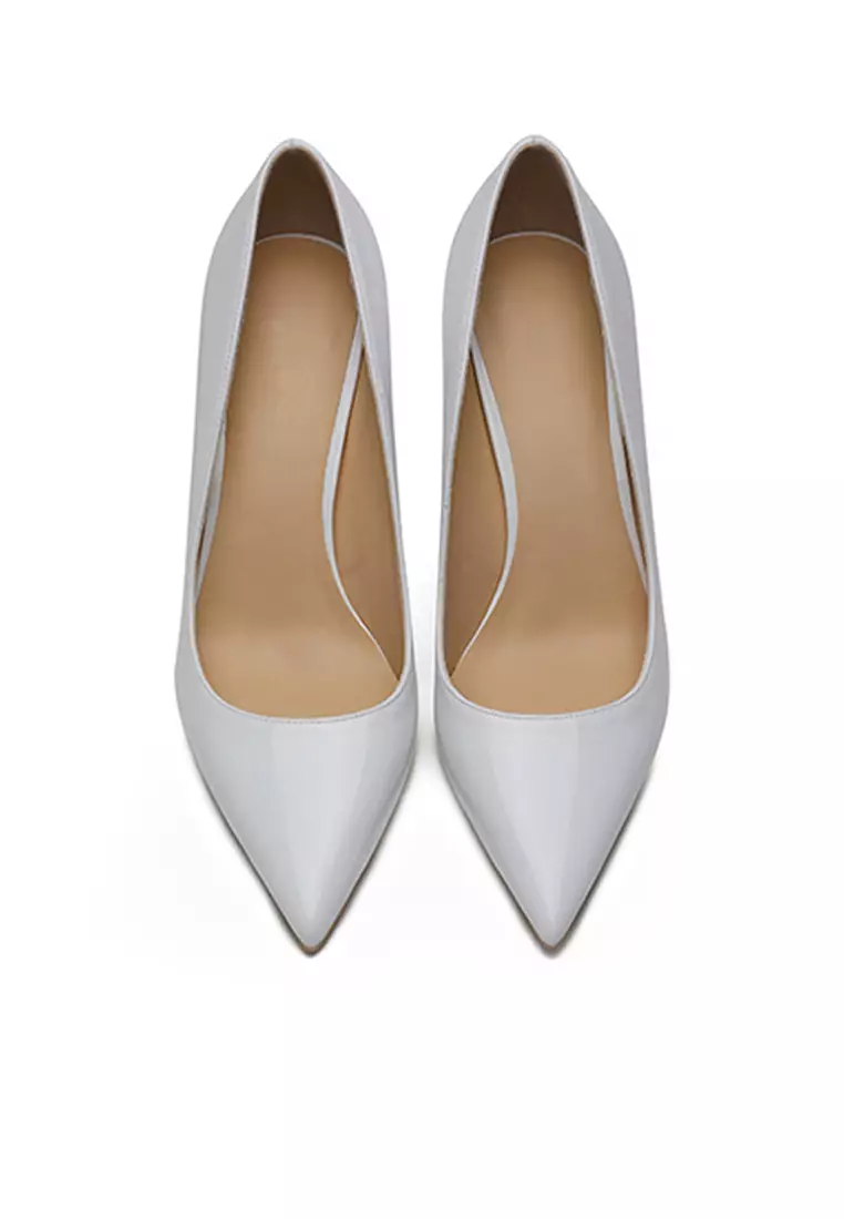 8CM Patent Pointed High Heel Shoes HZL180