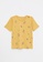 LC WAIKIKI yellow Crew Neck Patterned Short Sleeve Cotton Women's T-Shirt D150DAACF36212GS_6
