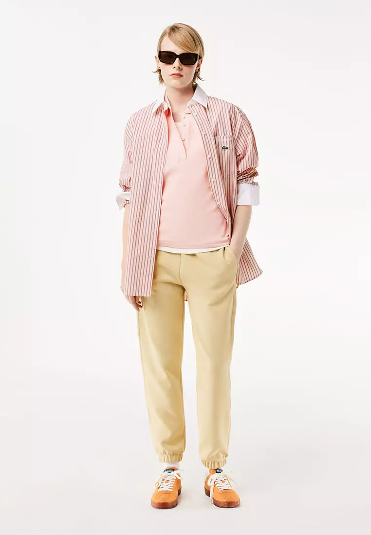 L.12.D Slim Fit Stretch Mini Piqué Polo Shirt