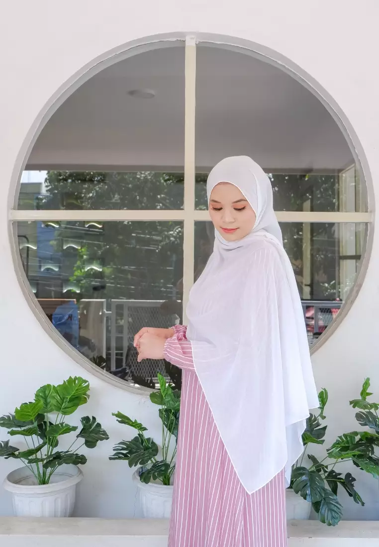 Pasmina Voal Gucci White