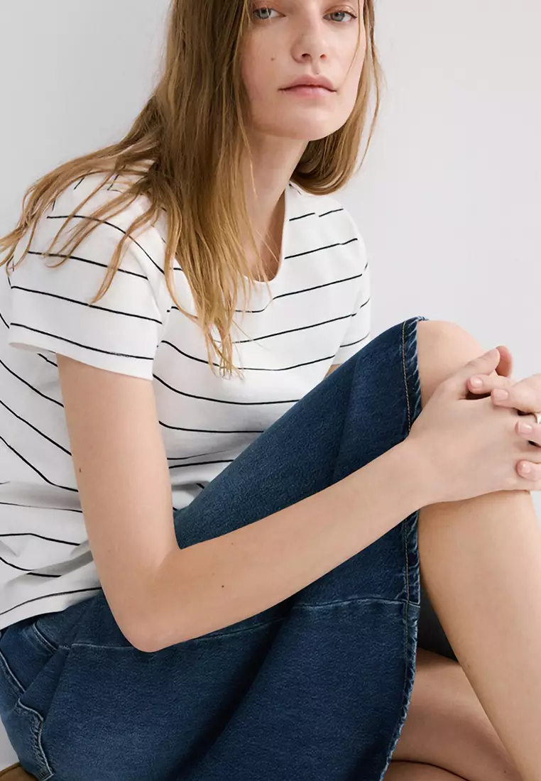 Striped Cotton T-Shirt