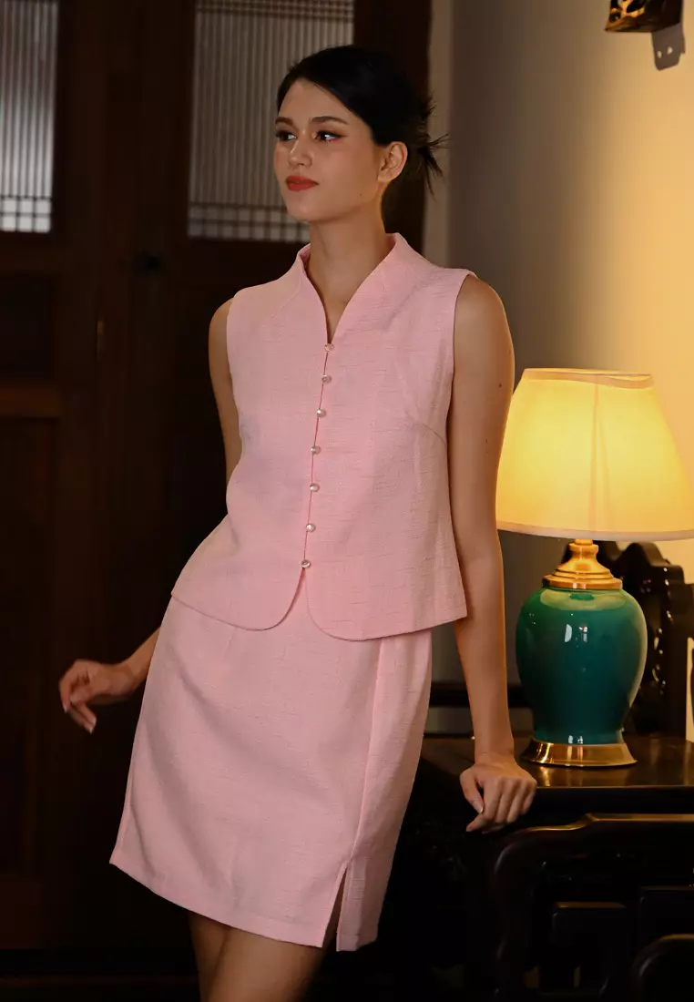 水珠纽扣中式上衣