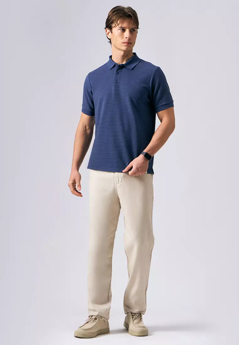 O.O.O. Textured Polo Shirt