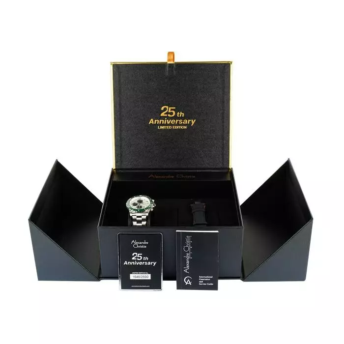 Alexandre Christie Jam Tangan Pria - Silver Blue - Stainless Steel - 6141 XXVMSSSLBU