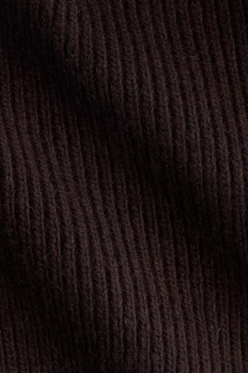 MAMA Rib-knit cardigan