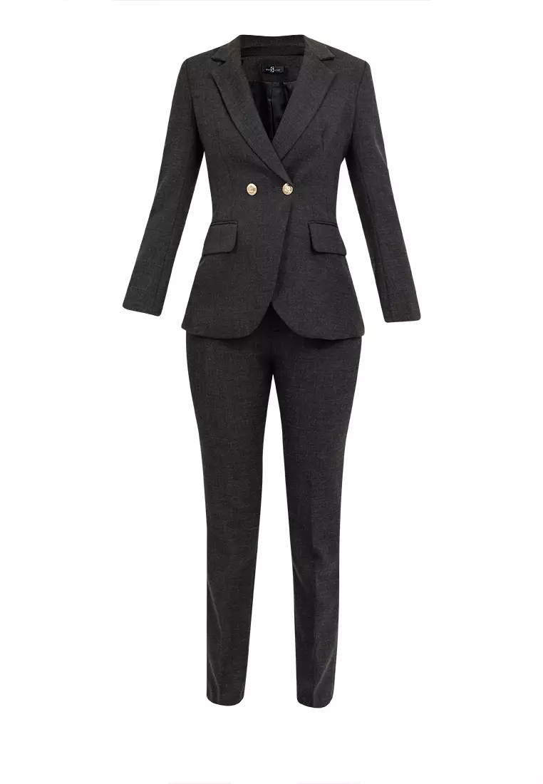 Tailored Double Breasted Suit with Pants