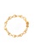 TOMEI gold TOMEI Bracelet, Yellow Gold 916 (9M-DM-B6259-2C-19cm) 3E8E8AC687C3A8GS_2