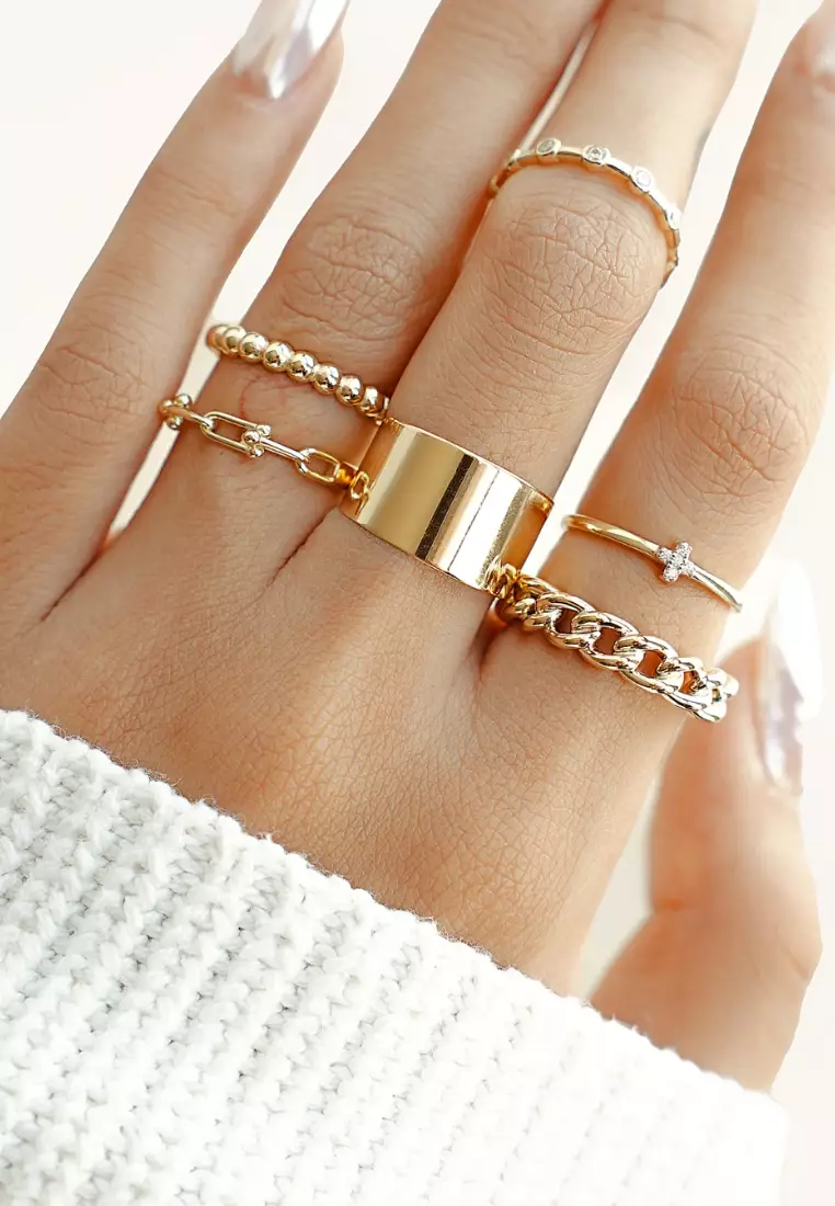  Chain Ring 14k Gold
