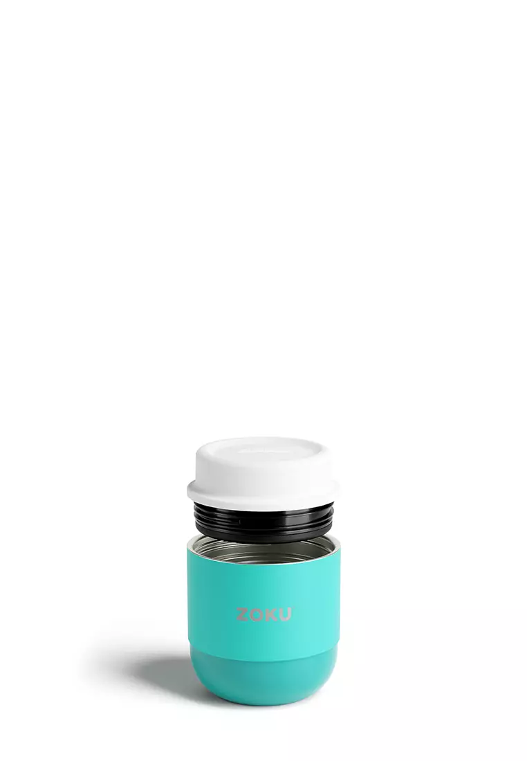 Zoku 10oz Teal Neat Jar  - Tempat Makan, Tempat Sup,  Tempat Makan Berkuah