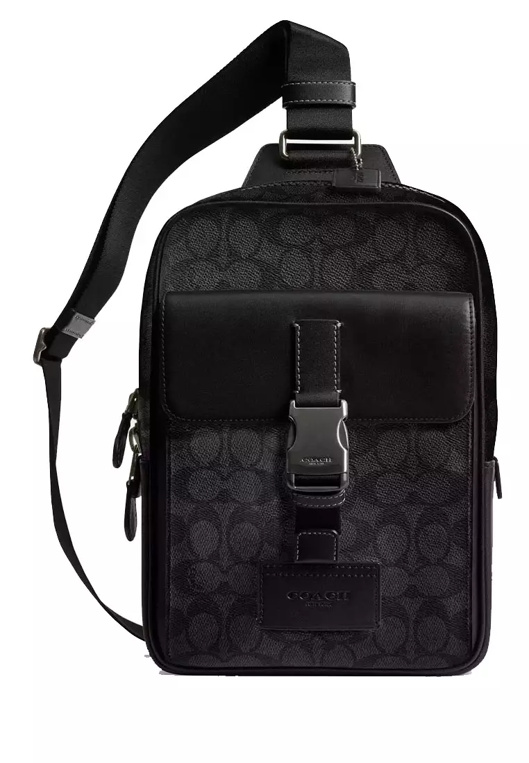 バッグ COACH Track Pack Signature Canvas hq720.jpg?sqp=-