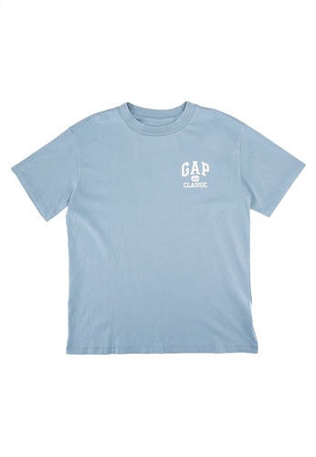 GAP blue Logo Reissue Tee F25D0KA194BC53GS_1