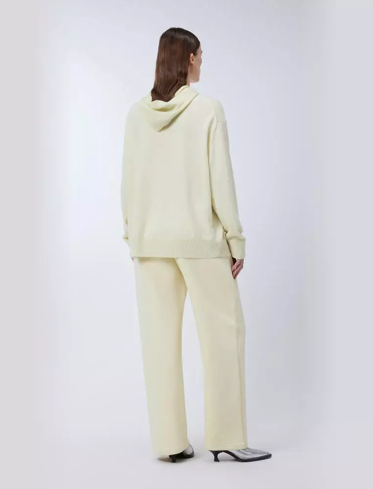 Midi V-Neck Cardigan Cashmere Sweater