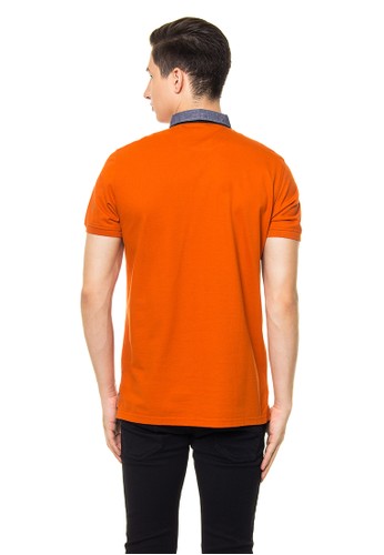 Jual SVPERBIA ORANGE ARDEN POLO SHIRT XL Original ZALORA 