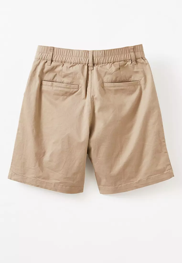 Pleat Front Shorts