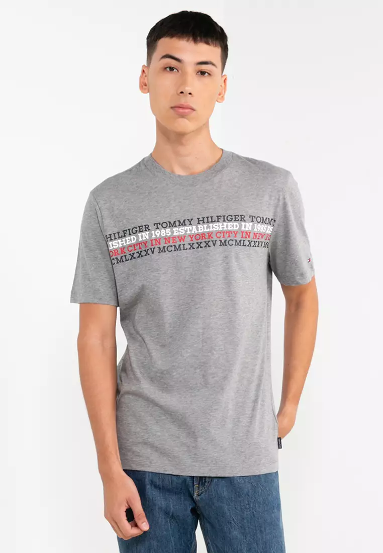 Tommy stripe deals tee