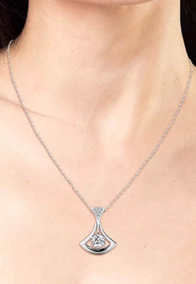 Dual Soul Crystal ( 4 style ) Pendant WG - Kalung Crystal by Her Jewellery