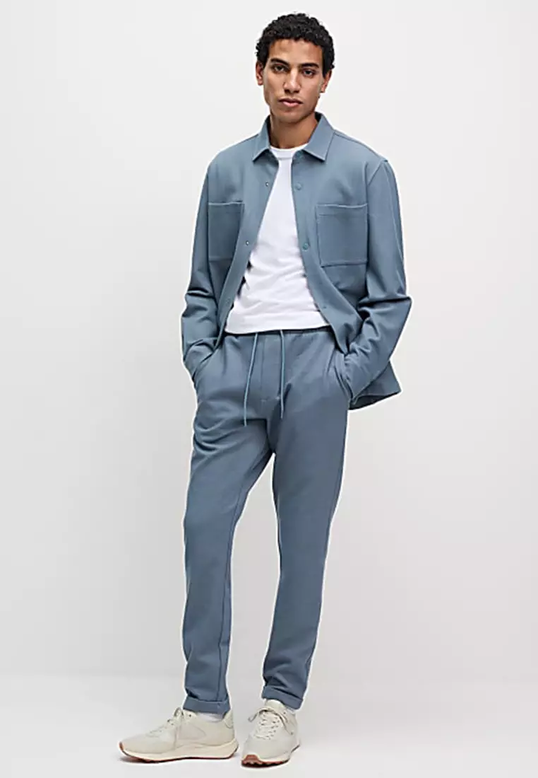 Smart Tapered Joggers with Stretch