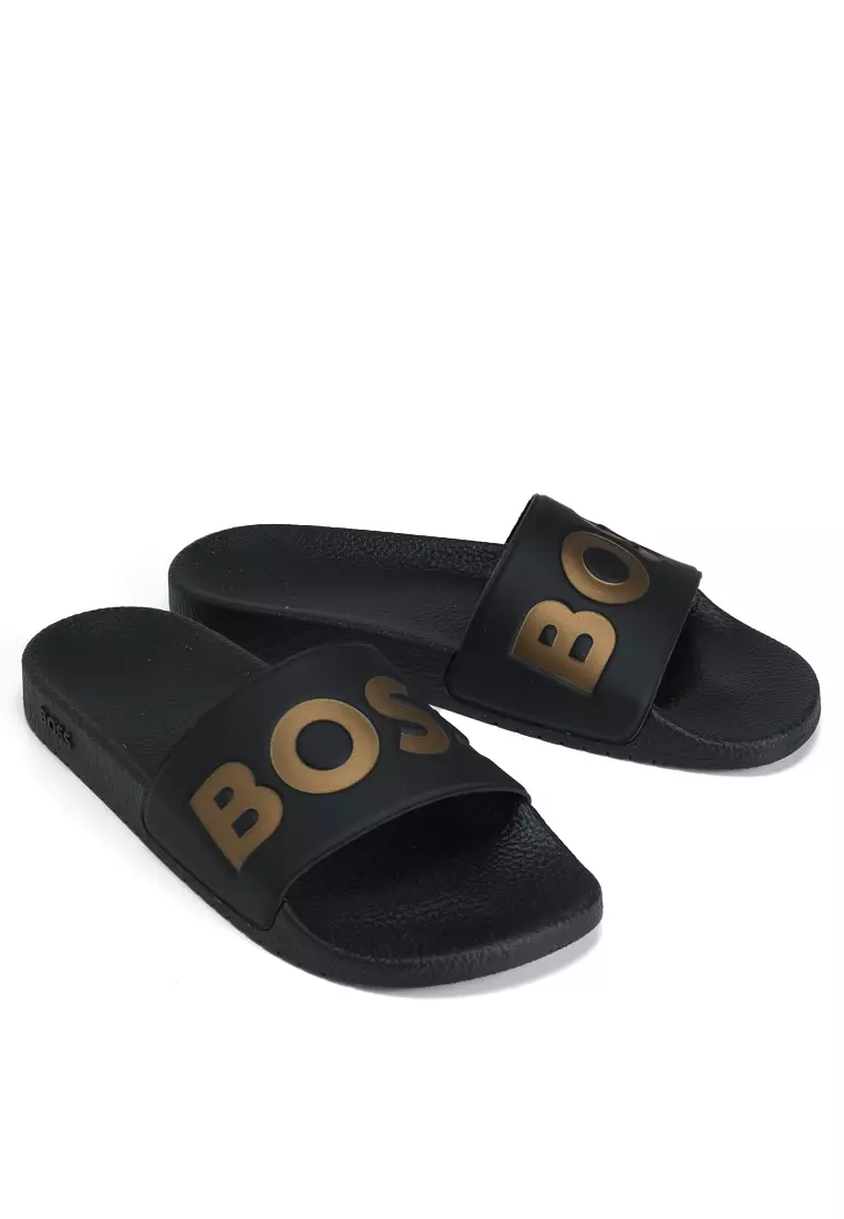 Logo Slide Sandals - BOSS Business