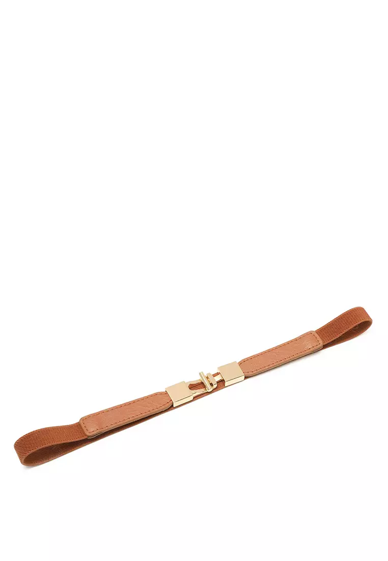 GYKACO AILEE Brown - Ikat Pinggang Wanita - Fashion Belt / Sabuk (Import)