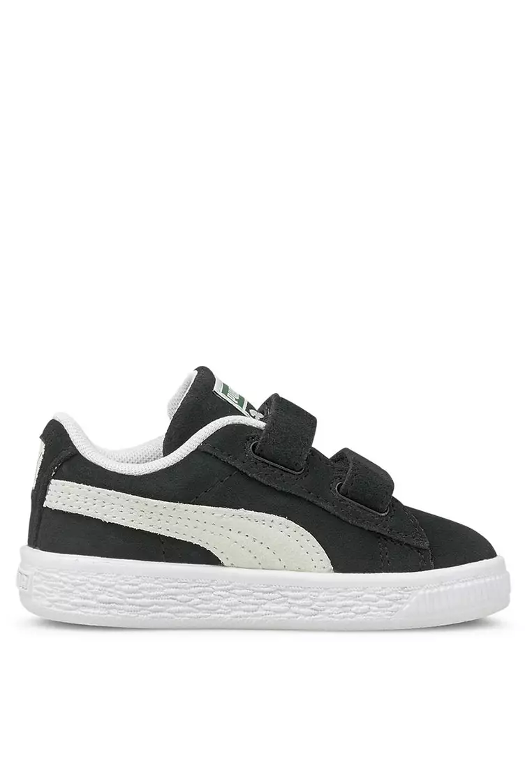 Black puma cheap velcro trainers